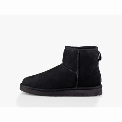 Botas UGG Classic Mini II Mulher Pretas | PT-ANROL